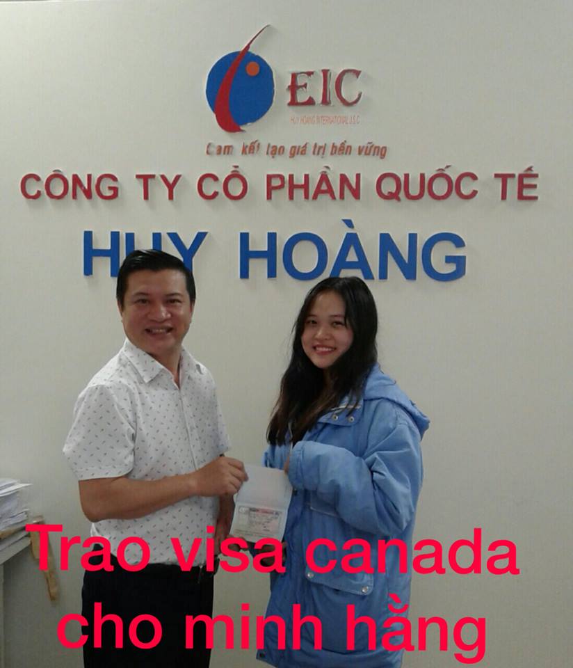 Chúc mừng em Nguyễn Thị Minh Hằng đạt visa Canada
